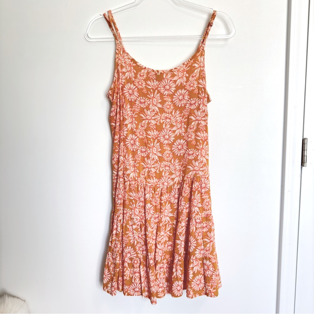 Wild Fable Mustard Floral Daisy Dress - Picture 4 of 8